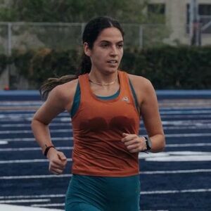 Tracksmith Twilight Racerback Crop Tank